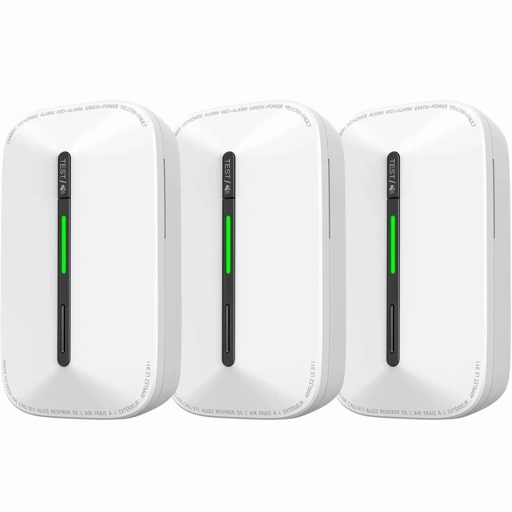 3-pack SITERWELL Portable 10 Year Battery Carbon Monoxide Detector Plug In NEW‎